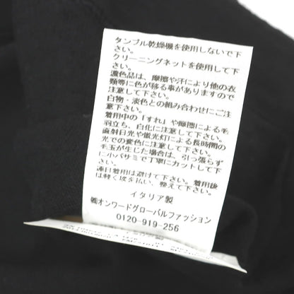【中古】ジルサンダー JIL SANDER ハイゲージ ウールシルク Vネック プルオーバーニット ブラック【サイズ48】【 状態ランクB 】【 メンズ 】