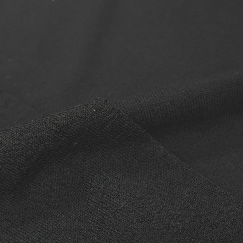 【中古】ランバン LANVIN コットンウール クルーネック プルオーバーニット ブラック【サイズL】【 状態ランクB 】【 メンズ 】