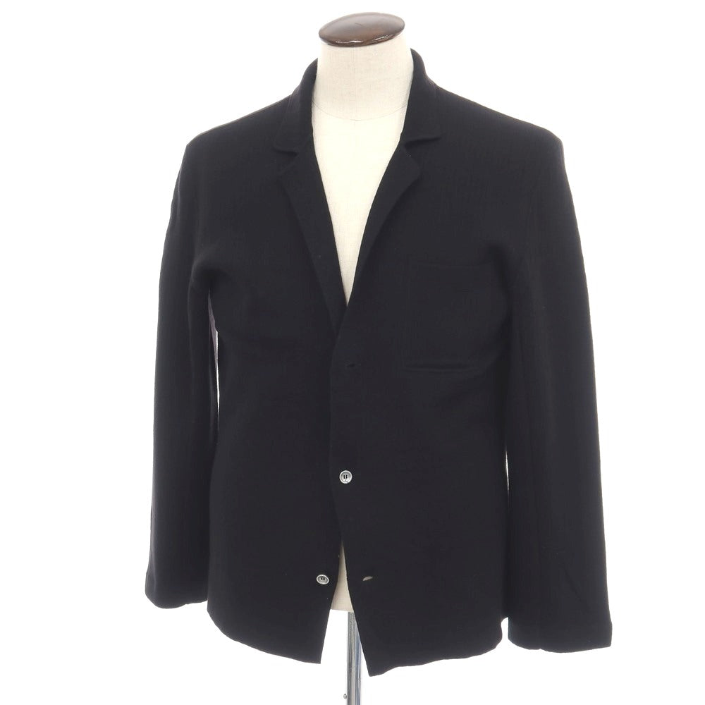 【中古】ジルサンダー JIL SANDER ウール ジャケット型 3B カーディガン ブラック【サイズ50】【 状態ランクB 】【 メンズ 】