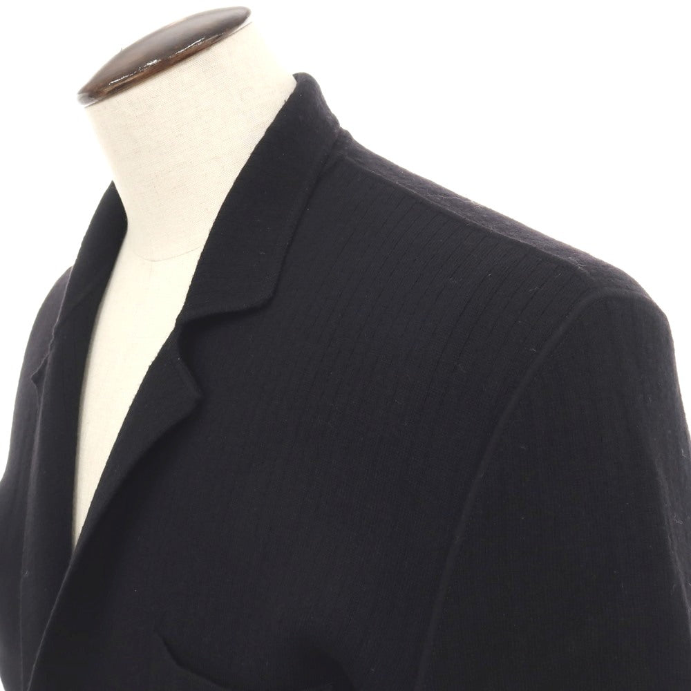 【中古】ジルサンダー JIL SANDER ウール ジャケット型 3B カーディガン ブラック【サイズ50】【 状態ランクB 】【 メンズ 】