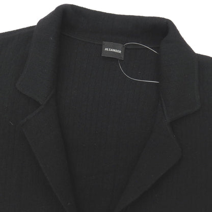 【中古】ジルサンダー JIL SANDER ウール ジャケット型 3B カーディガン ブラック【サイズ50】【 状態ランクB 】【 メンズ 】