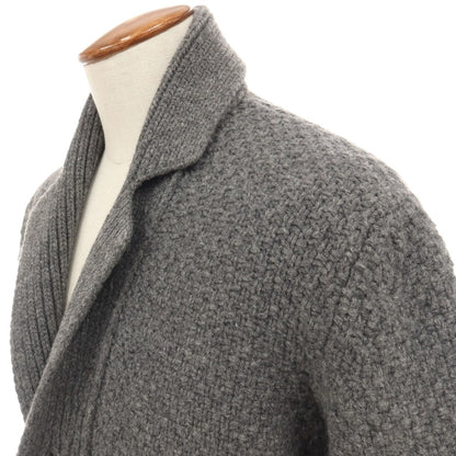 【中古】ジルサンダー JIL SANDER ウール テーラードカラー カーディガン グレー【サイズ48】【 状態ランクB 】【 メンズ 】