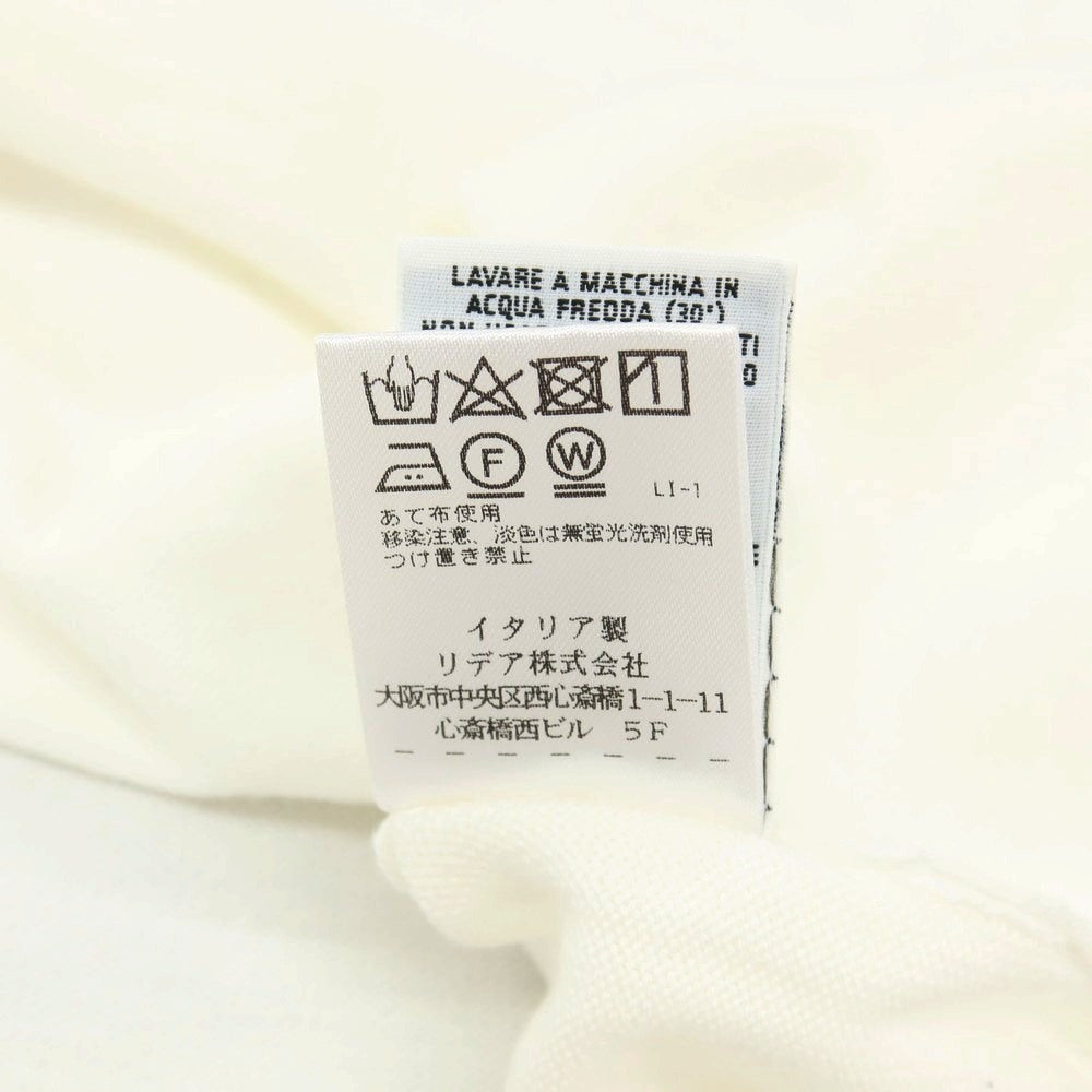 【中古】クルチアーニ CRUCIANI コットン 長袖 ポロニット オフホワイト【サイズ46】【 状態ランクD 】【 メンズ 】