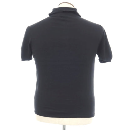 【中古】クルチアーニ CRUCIANI コットン 半袖 ポロニット ブラック【サイズ50】【 状態ランクB 】【 メンズ 】