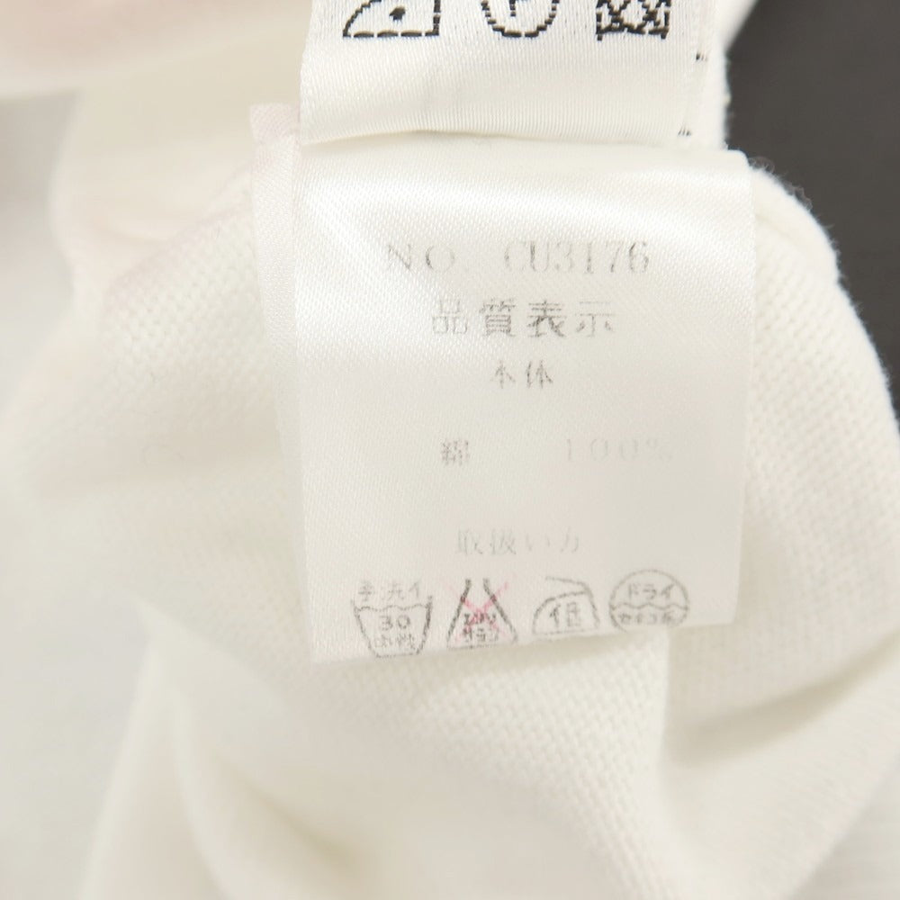 【中古】クルチアーニ CRUCIANI コットン 半袖 ポロニット ホワイト【サイズ50】【 状態ランクB 】【 メンズ 】