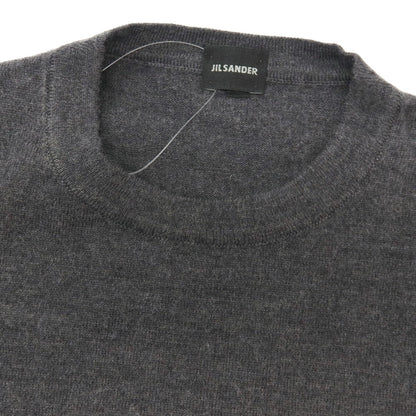 【中古】ジルサンダー JIL SANDER ウール クルーネック ニットベスト グレー【サイズ48】【 状態ランクB 】【 メンズ 】