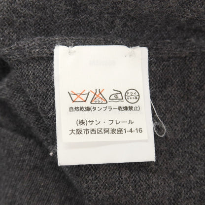 【中古】ジルサンダー JIL SANDER ウール クルーネック ニットベスト グレー【サイズ48】【 状態ランクB 】【 メンズ 】