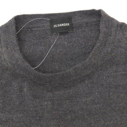 【中古】ジルサンダー JIL SANDER ウール クルーネック ニットベスト グレー【サイズ48】【 状態ランクB 】【 メンズ 】
