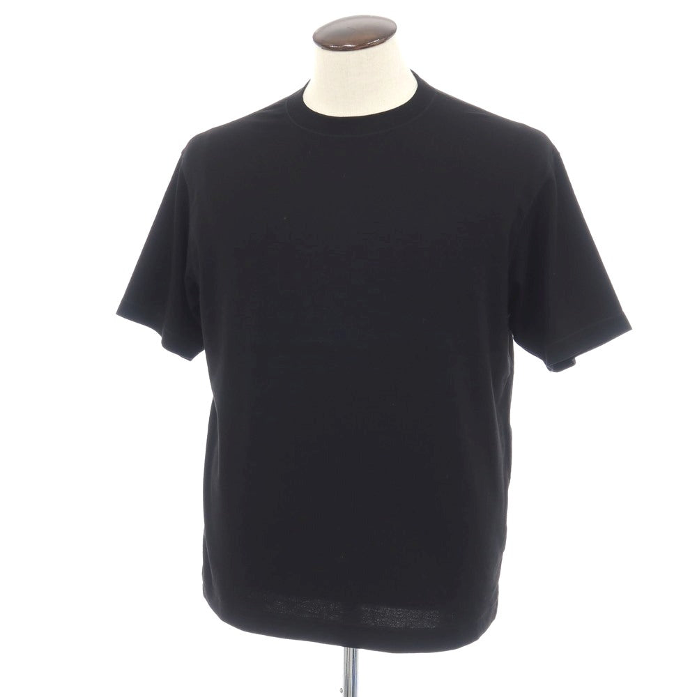 【中古】ビオトープ BIOTOP ウールナイロン クルーネック 半袖Ｔシャツ ブラック【サイズL】【 状態ランクB 】【 メンズ 】
