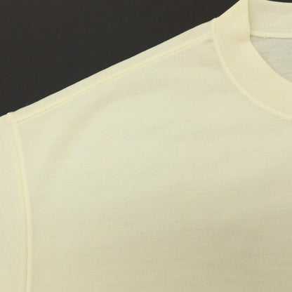 【中古】ビオトープ BIOTOP ウールナイロン クルーネック 半袖Ｔシャツ クリーム【サイズL】【 状態ランクB 】【 メンズ 】