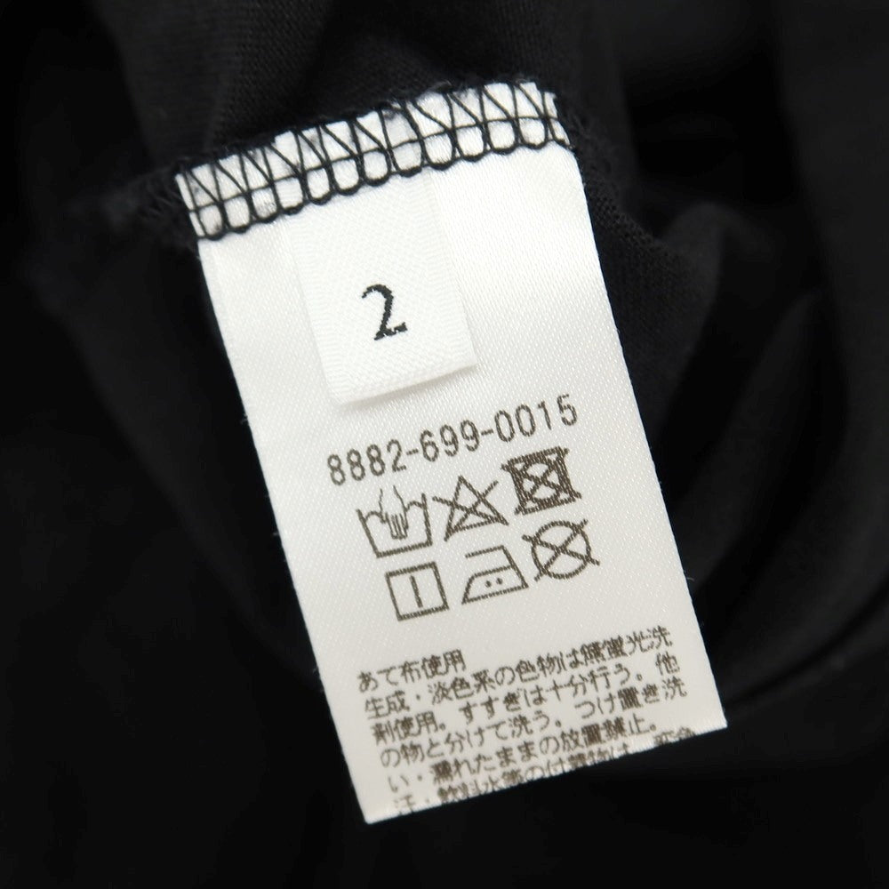 【中古】ロエフ LOEFF コットン クルーネック 半袖Ｔシャツ ブラック【サイズ2】【 状態ランクB 】【 メンズ 】