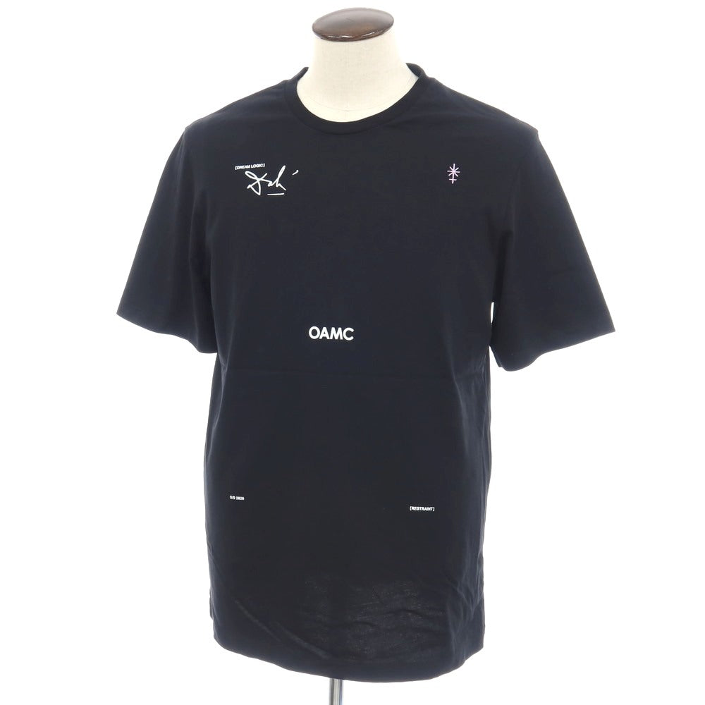 【中古】オーエーエムシー OAMC Dream Logic コットン クルーネック 半袖Ｔシャツ ブラック【サイズL】【 状態ランクB 】【 メンズ 】