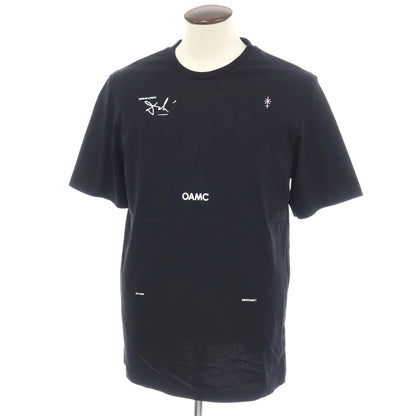 【中古】オーエーエムシー OAMC Dream Logic コットン クルーネック 半袖Ｔシャツ ブラック【サイズL】【 状態ランクB 】【 メンズ 】