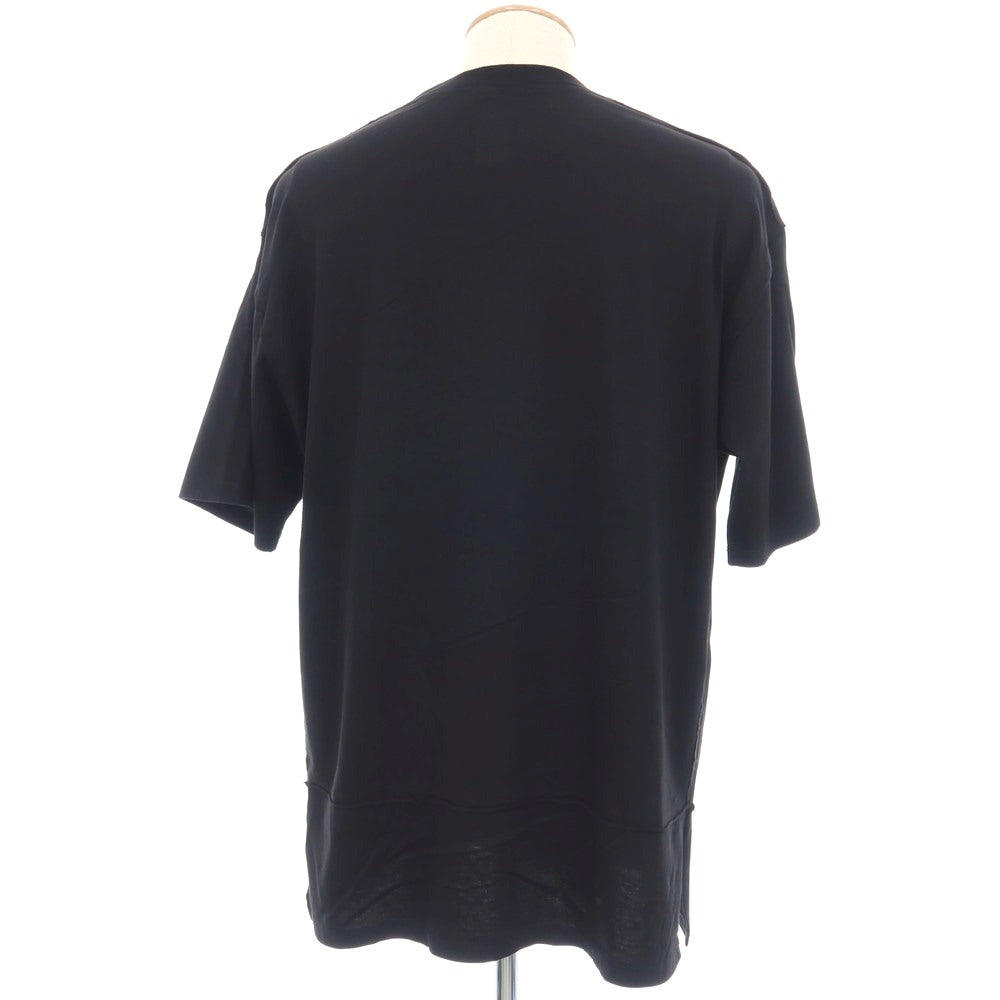 【中古】オーエーエムシー OAMC コットン 切り替えデザイン クルーネック 半袖Ｔシャツ ブラック【サイズS】【 状態ランクD 】【 メンズ 】