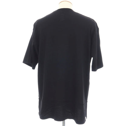 【中古】オーエーエムシー OAMC コットン 切り替えデザイン クルーネック 半袖Ｔシャツ ブラック【サイズS】【 状態ランクD 】【 メンズ 】