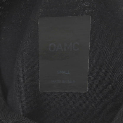 【中古】オーエーエムシー OAMC コットン 切り替えデザイン クルーネック 半袖Ｔシャツ ブラック【サイズS】【 状態ランクD 】【 メンズ 】
