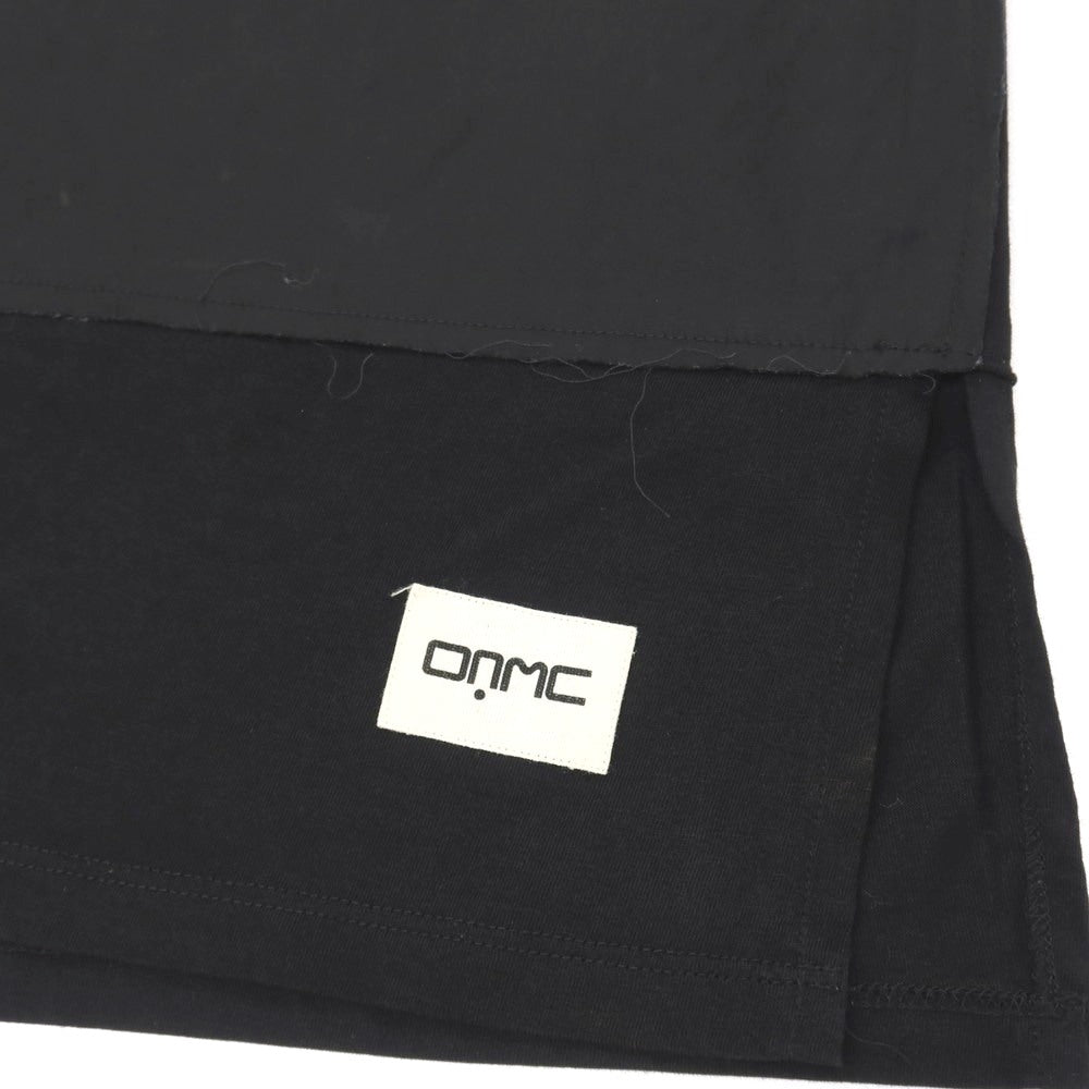 【中古】オーエーエムシー OAMC コットン 切り替えデザイン クルーネック 半袖Ｔシャツ ブラック【サイズS】【 状態ランクD 】【 メンズ 】