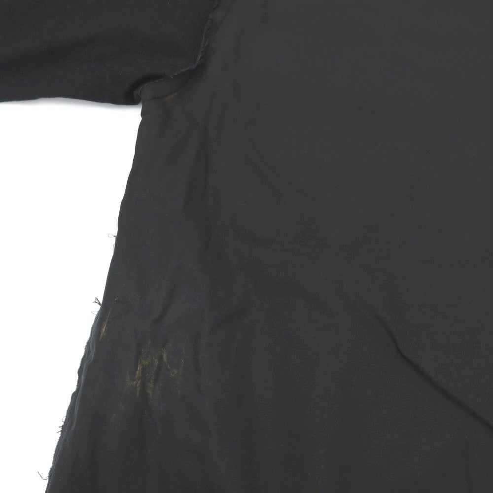 【中古】オーエーエムシー OAMC コットン 切り替えデザイン クルーネック 半袖Ｔシャツ ブラック【サイズS】【 状態ランクD 】【 メンズ 】