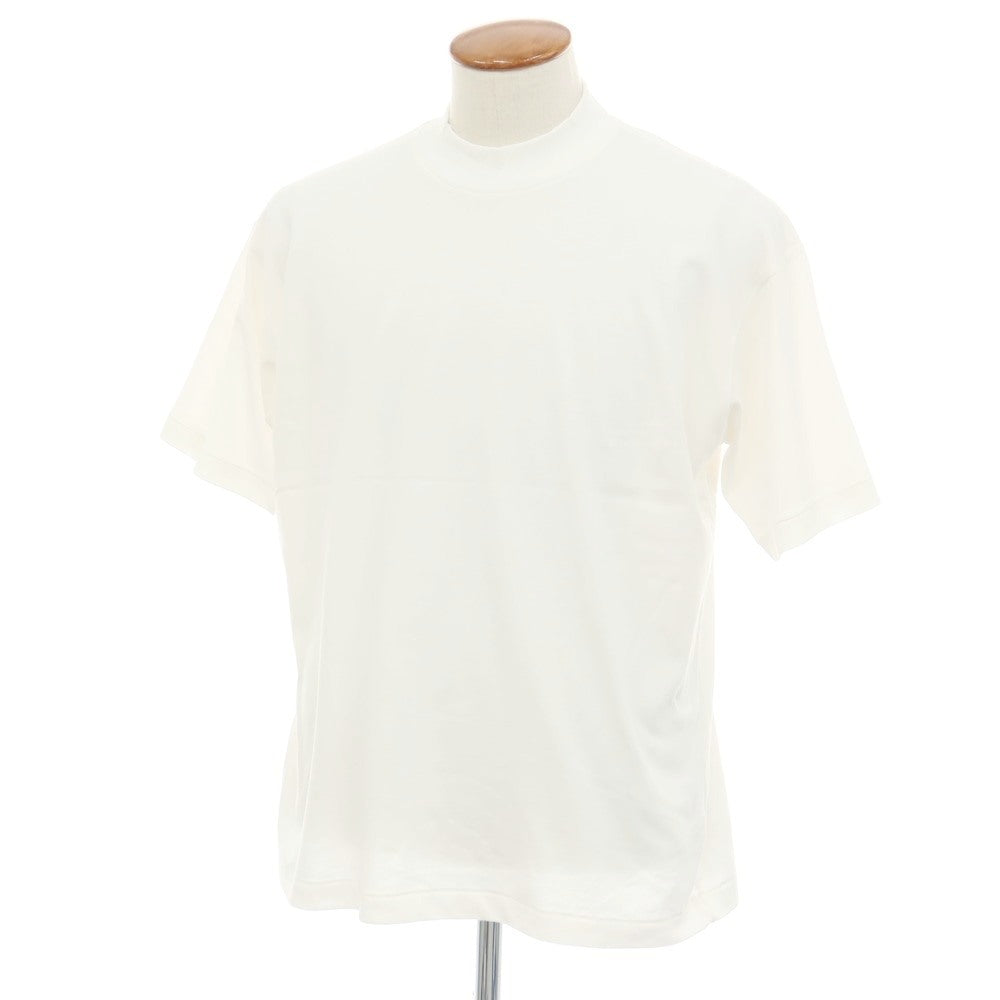 【中古】ビオトープ BIOTOP HANES製 USAコットン モックネック 半袖Ｔシャツ 2枚セット ブラックxホワイト【サイズM】【 状態ランクA 】【 メンズ 】
