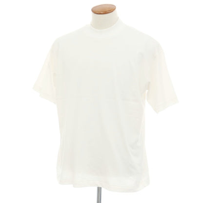 【中古】ビオトープ BIOTOP HANES製 USAコットン モックネック 半袖Ｔシャツ 2枚セット ブラックxホワイト【サイズM】【 状態ランクA 】【 メンズ 】