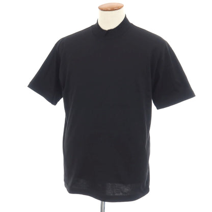 【中古】ビオトープ BIOTOP HANES製 USAコットン モックネック 半袖Ｔシャツ 2枚セット ブラックxホワイト【サイズM】【 状態ランクA 】【 メンズ 】