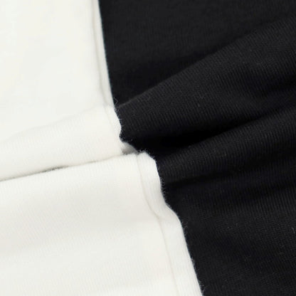 【中古】ビオトープ BIOTOP HANES製 USAコットン モックネック 半袖Ｔシャツ 2枚セット ブラックxホワイト【サイズM】【 状態ランクA 】【 メンズ 】