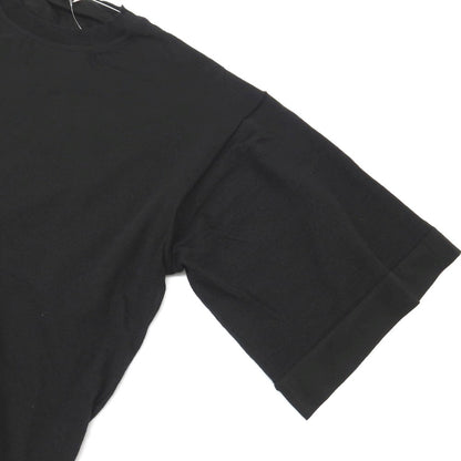 【中古】ジルサンダー JIL SANDER ウール×コットン クルーネック 半袖Ｔシャツ ブラック【サイズ46】【 状態ランクB 】【 メンズ 】
