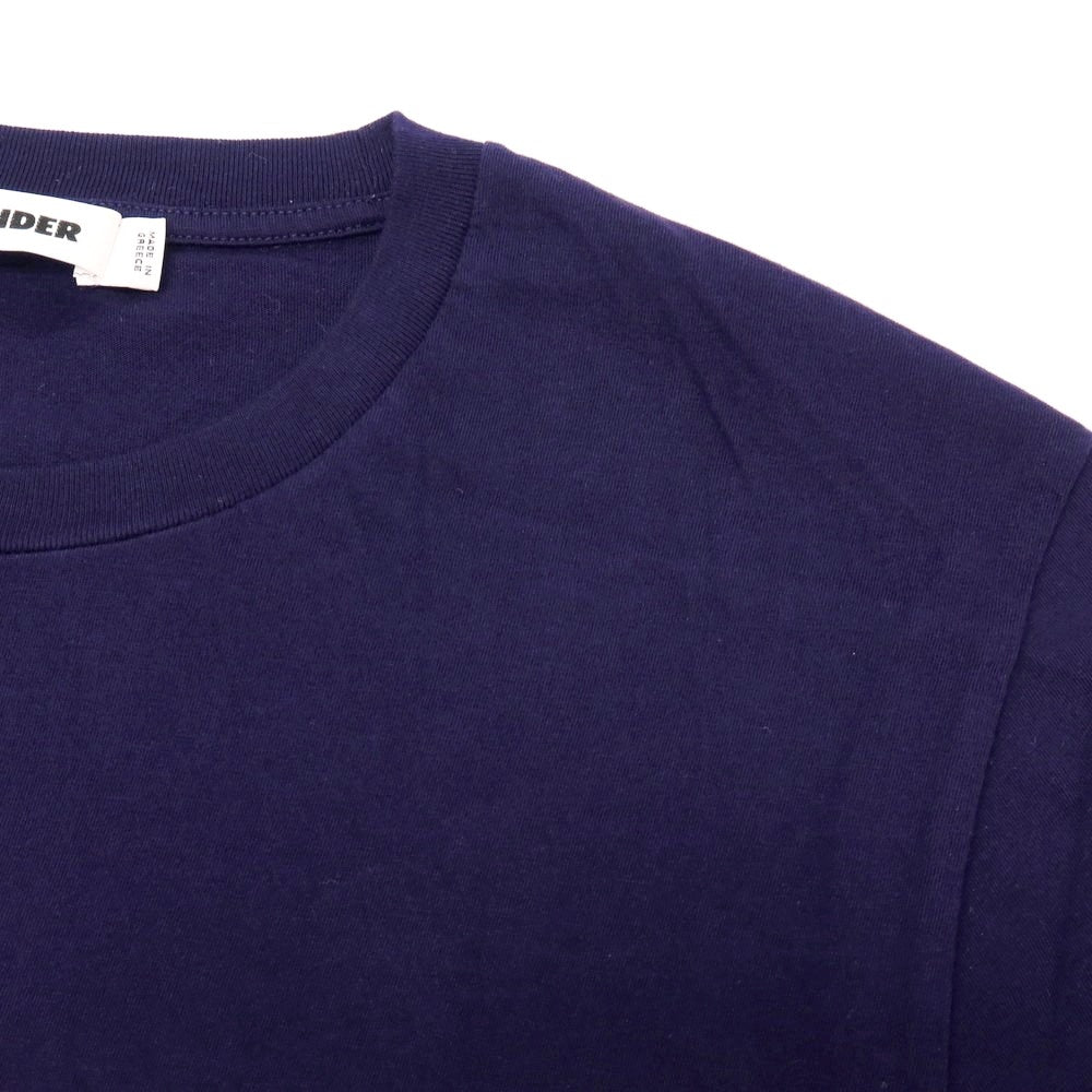 【中古】ジルサンダー JIL SANDER コットン クルーネック 半袖Ｔシャツ パープル【サイズM】【 状態ランクB 】【 メンズ 】