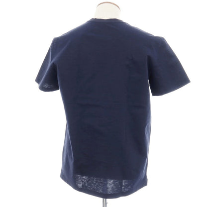 【中古】ジルサンダー JIL SANDER ポリエステルコットン クルーネック 半袖Ｔシャツ ネイビー【サイズM】【 状態ランクB 】【 メンズ 】