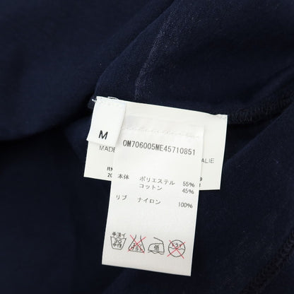 【中古】ジルサンダー JIL SANDER ポリエステルコットン クルーネック 半袖Ｔシャツ ネイビー【サイズM】【 状態ランクB 】【 メンズ 】