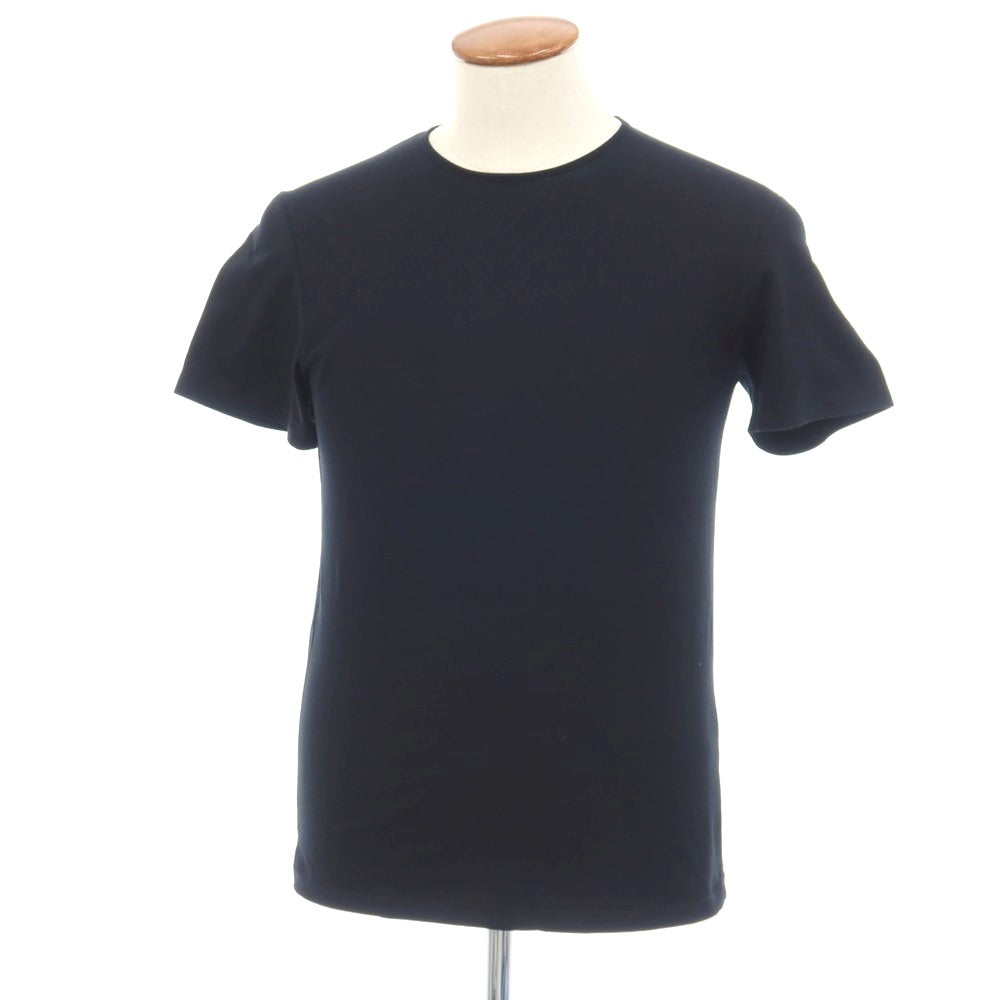 【中古】ジルサンダー JIL SANDER ストレッチ コットン クルーネック 半袖Ｔシャツ ブラック【サイズM】【 状態ランクB 】【 メンズ 】