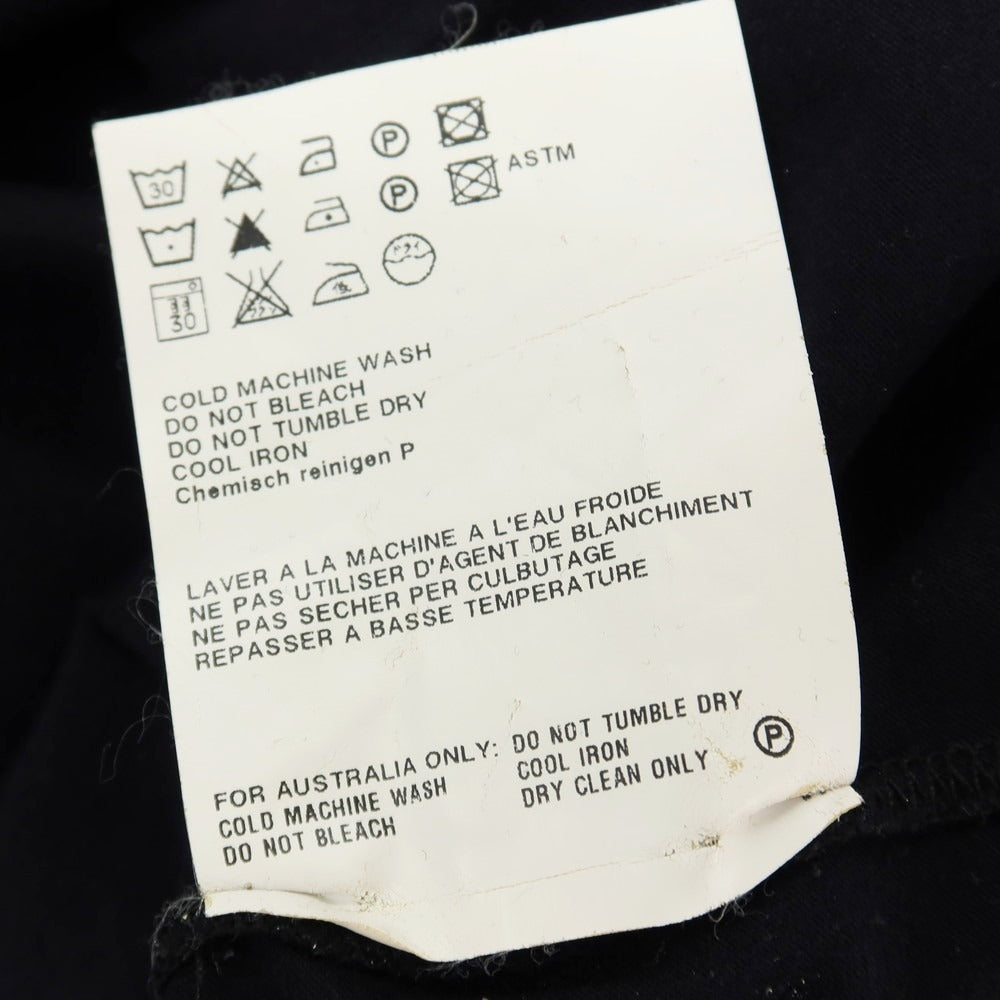 【中古】ジルサンダー JIL SANDER ストレッチ コットン クルーネック 半袖Ｔシャツ ブラック【サイズM】【 状態ランクB 】【 メンズ 】