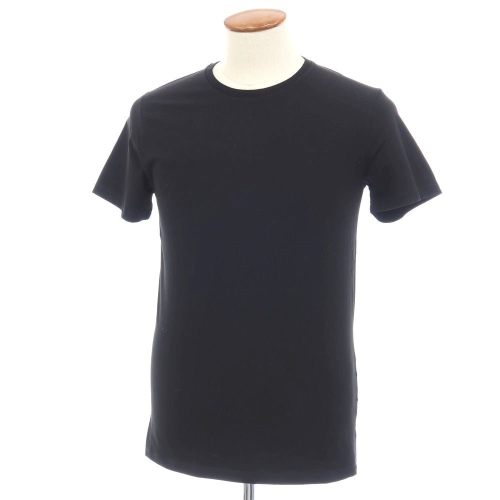 【中古】ジルサンダー JIL SANDER ストレッチ コットン系 クルーネック 半袖Ｔシャツ ブラック【サイズM】【 状態ランクB 】【 メンズ 】
