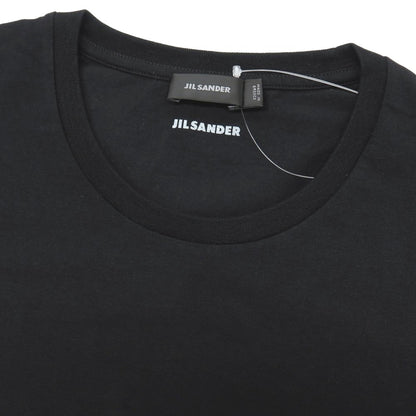 【中古】ジルサンダー JIL SANDER ストレッチ コットン系 クルーネック 半袖Ｔシャツ ブラック【サイズM】【 状態ランクB 】【 メンズ 】