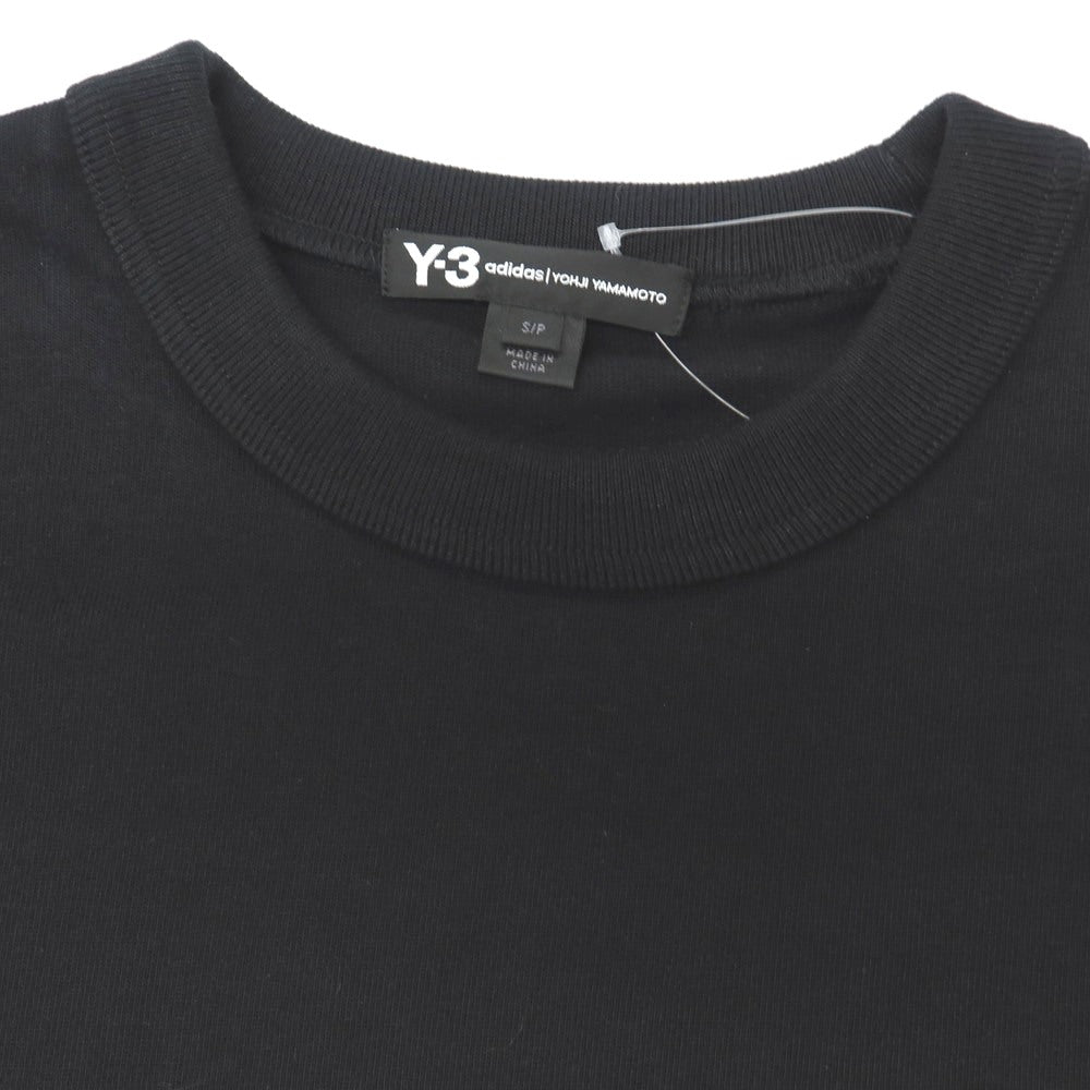 【中古】ワイスリー Y-3 コットン クルーネック スウェット ブラック【サイズS】【 状態ランクB 】【 メンズ 】