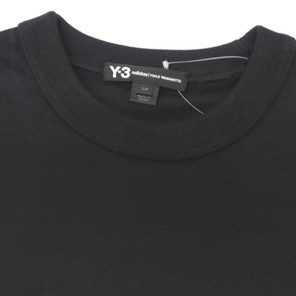 【中古】ワイスリー Y-3 コットン クルーネック スウェット ブラック【サイズS】【 状態ランクB 】【 メンズ 】