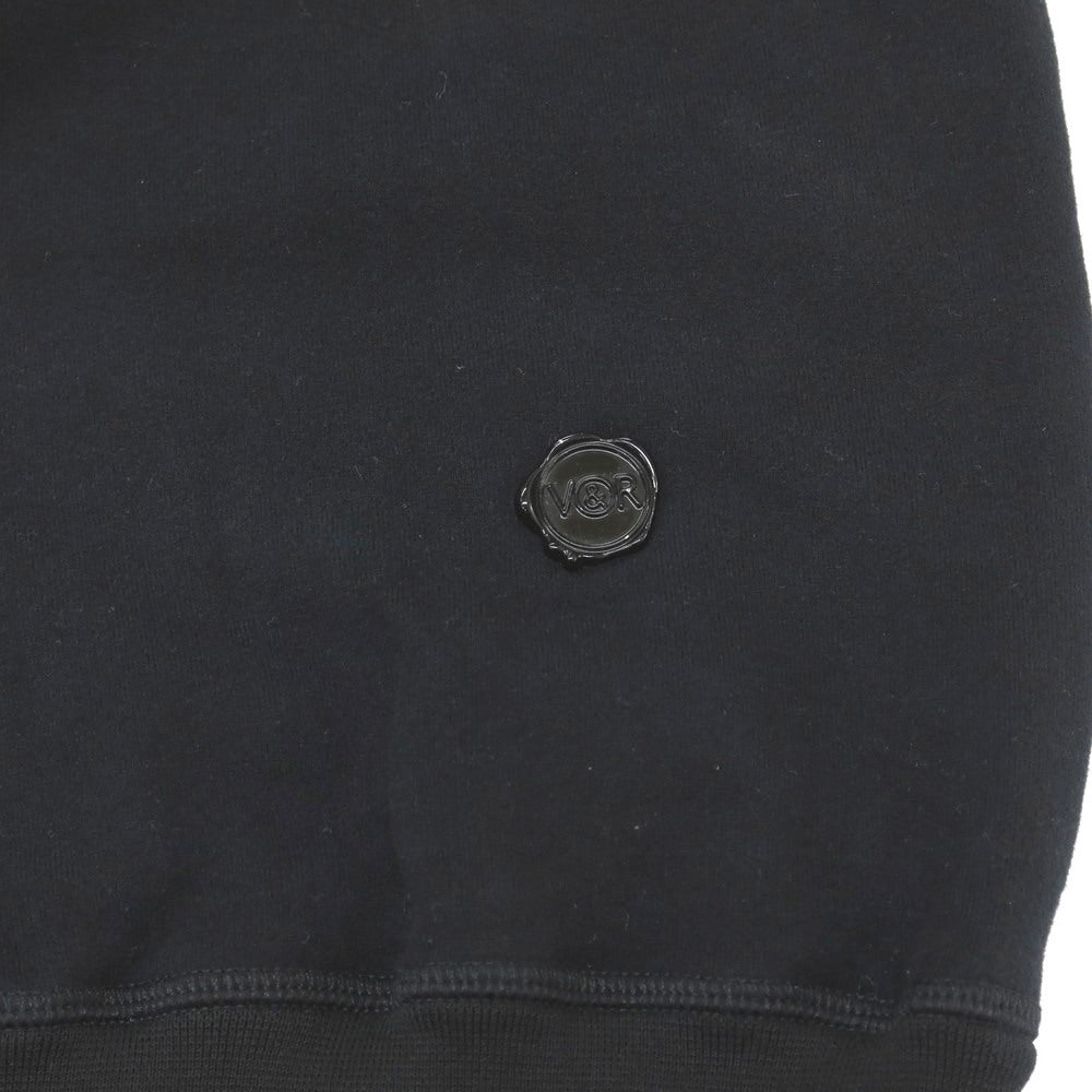 【中古】ヴィクターアンドロルフ ムッシュ VIKTOR &amp; ROLF MONSIEUR コットン クルーネック スウェット ブラック【サイズ46】【 状態ランクB 】【 メンズ 】