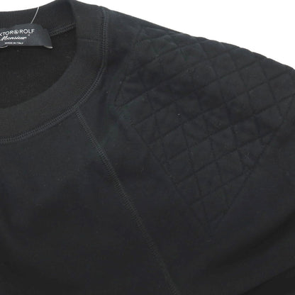 【中古】ヴィクターアンドロルフ ムッシュ VIKTOR &amp; ROLF MONSIEUR コットン クルーネック スウェット ブラック【サイズ46】【 状態ランクB 】【 メンズ 】