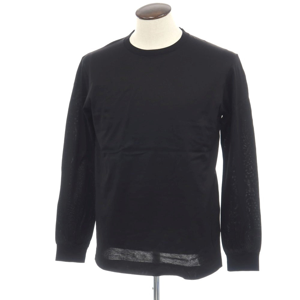 【中古】スローン SLOANE コットン クルーネック 長袖Ｔシャツ ブラック【サイズ5】【 状態ランクB 】【 メンズ 】