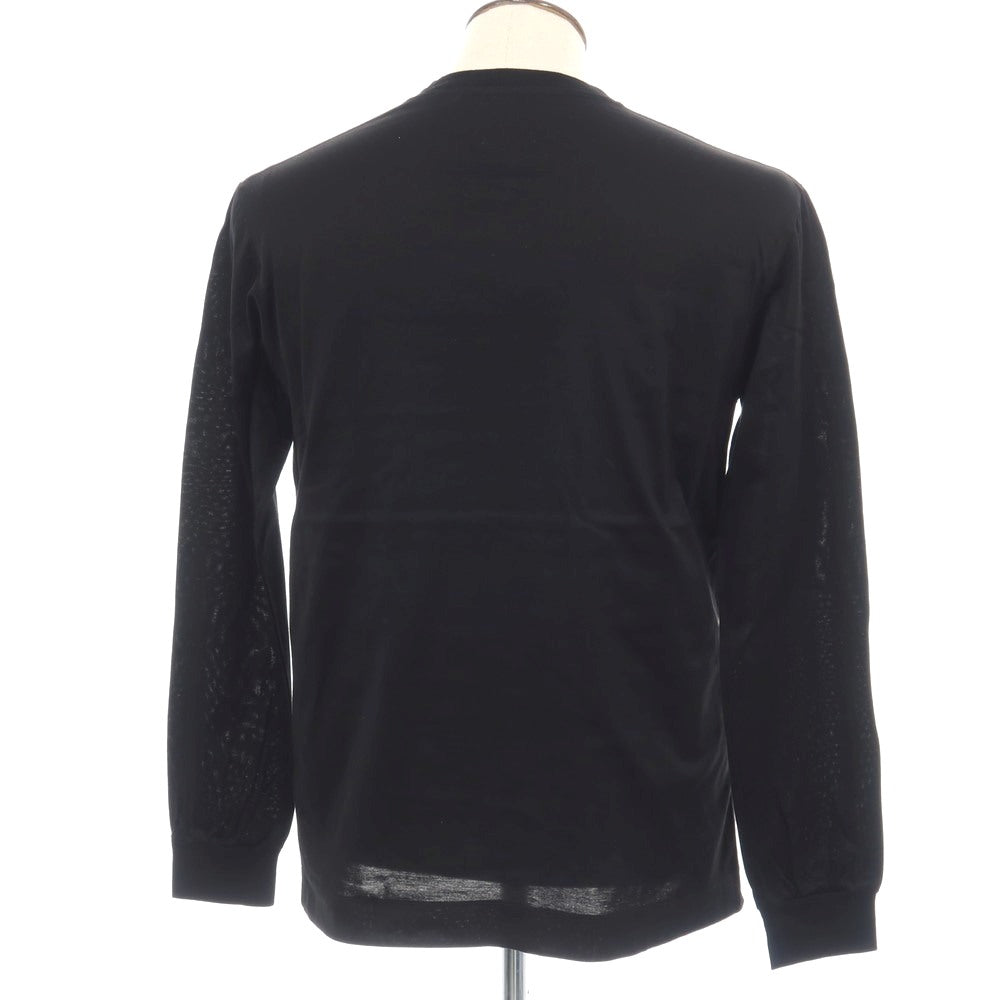 【中古】スローン SLOANE コットン クルーネック 長袖Ｔシャツ ブラック【サイズ5】【 状態ランクB 】【 メンズ 】
