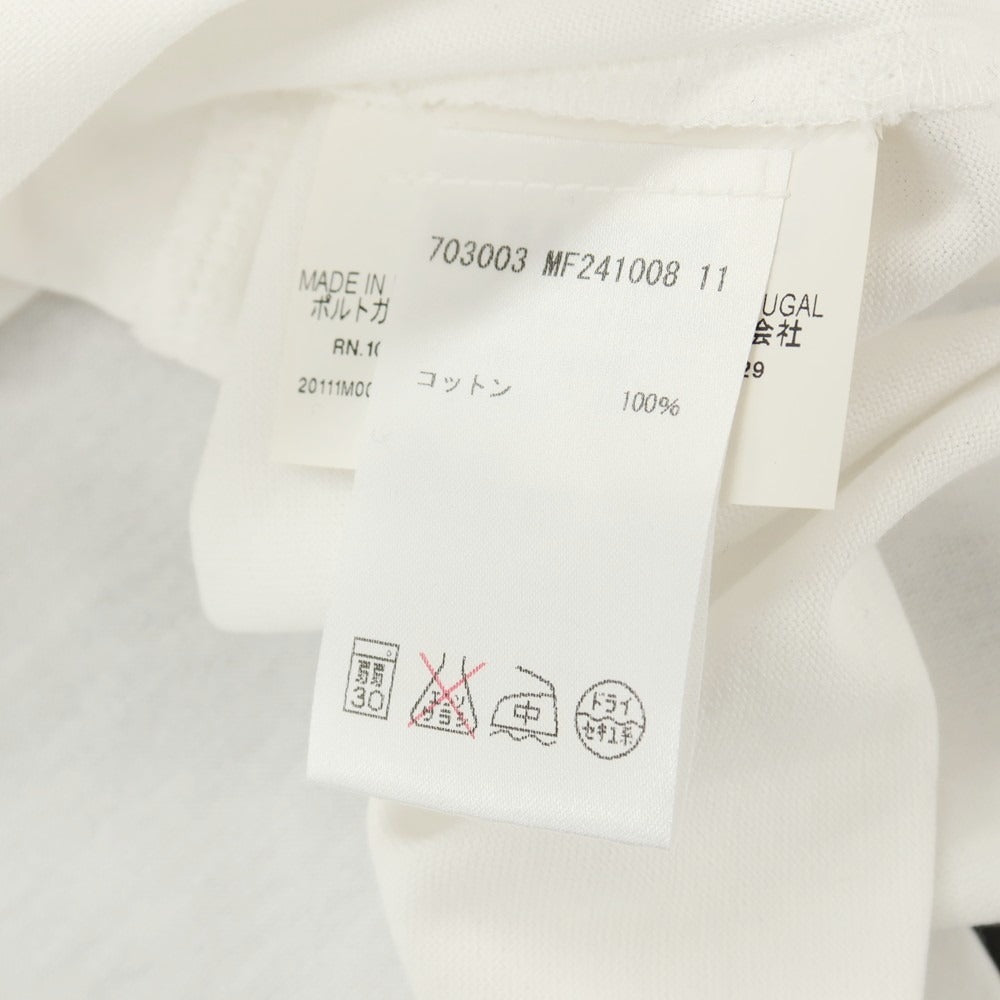 【中古】ジルサンダー JIL SANDER コットン クルーネック 長袖Ｔシャツ ホワイト【サイズM】【 状態ランクB 】【 メンズ 】