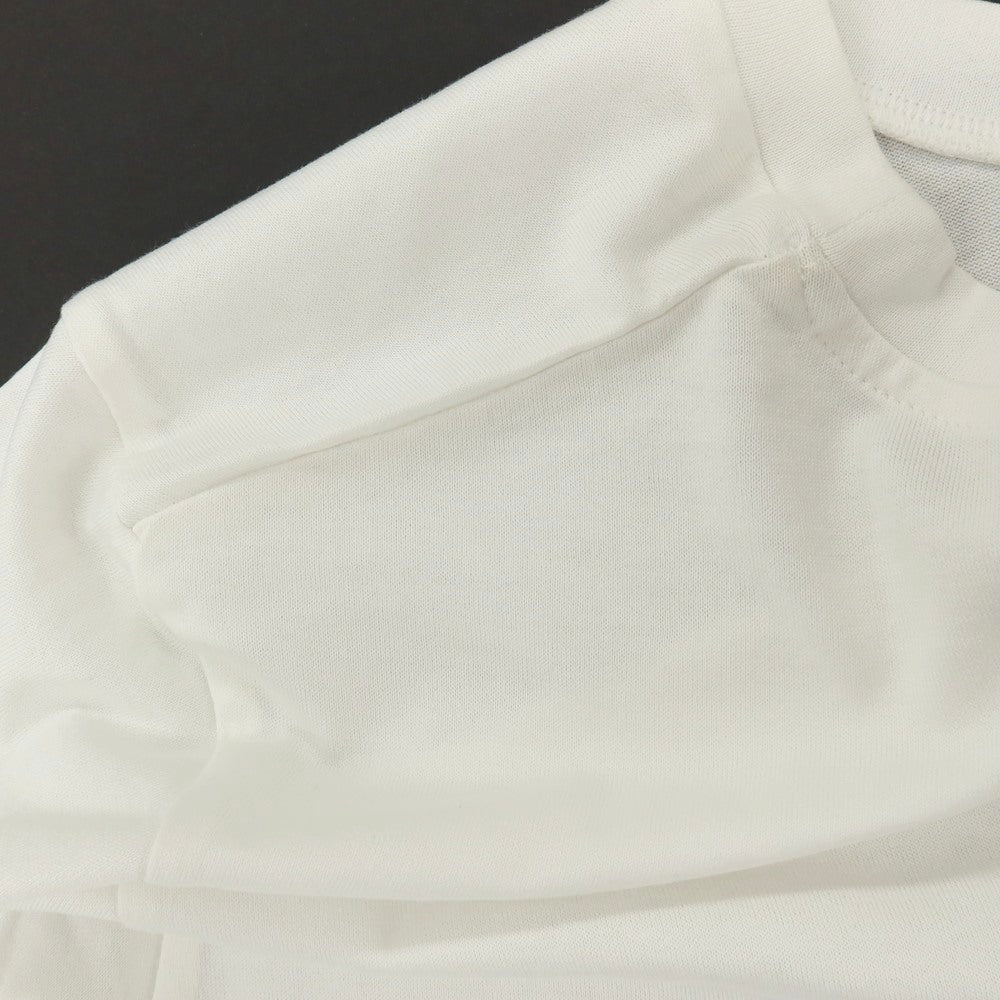 【中古】ジルサンダー JIL SANDER コットン クルーネック 長袖Ｔシャツ ホワイト【サイズM】【 状態ランクB 】【 メンズ 】