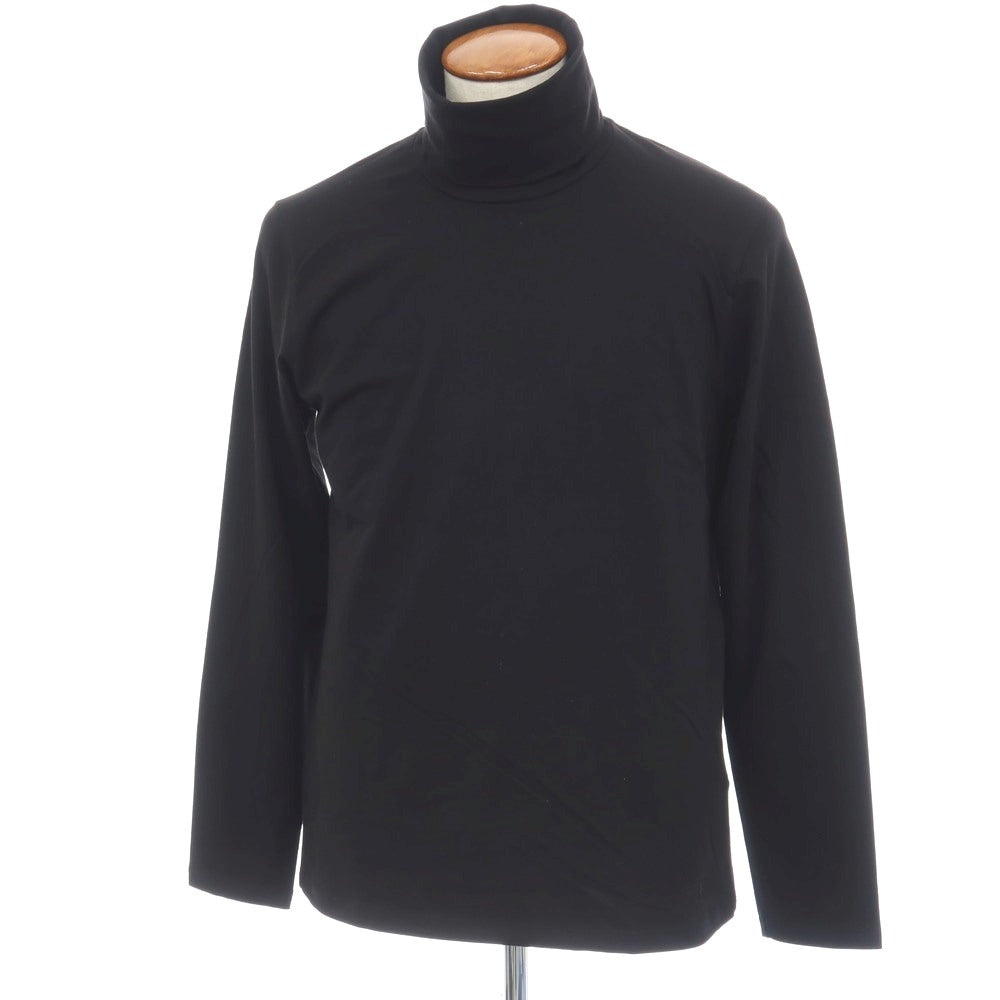【中古】ジルサンダープラス Jil Sander+ ストレッチ コットン タートルネック 長袖Ｔシャツ ブラック【サイズL】【 状態ランクB 】【 メンズ 】