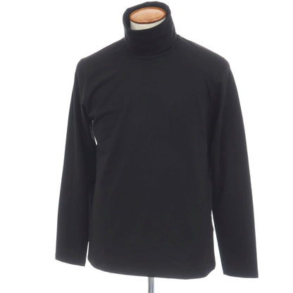 【中古】ジルサンダープラス Jil Sander+ ストレッチ コットン タートルネック 長袖Ｔシャツ ブラック【サイズL】【 状態ランクB 】【 メンズ 】