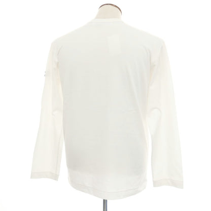 【中古】プレイコムデギャルソン PLAY COMME des GARCONS コットン クルーネック 長袖Ｔシャツ ホワイト【サイズXL】【 状態ランクB 】【 メンズ 】