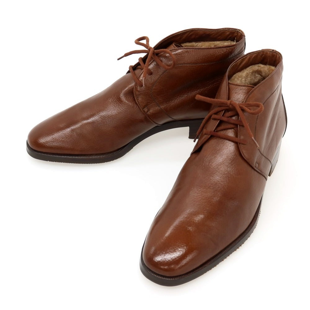 【中古】タニノクリスチー TANINO CRISCI レザー チャッカブーツ ブラウン【サイズ8.5】【 状態ランクB 】【 メンズ 】