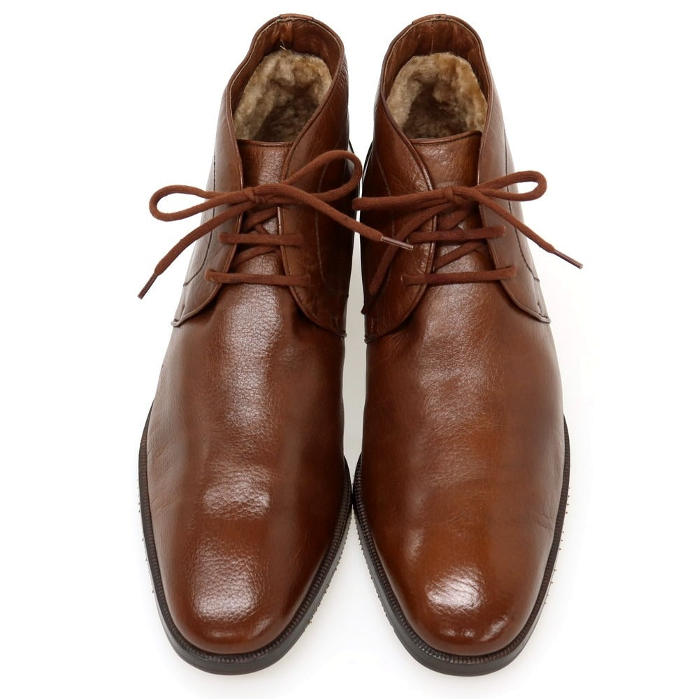 【中古】タニノクリスチー TANINO CRISCI レザー チャッカブーツ ブラウン【サイズ8.5】【 状態ランクB 】【 メンズ 】