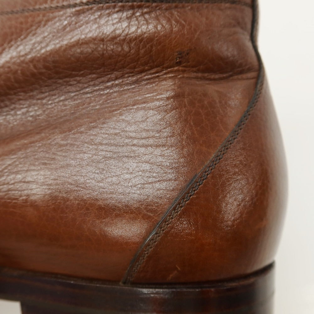 【中古】タニノクリスチー TANINO CRISCI レザー チャッカブーツ ブラウン【サイズ8.5】【 状態ランクB 】【 メンズ 】