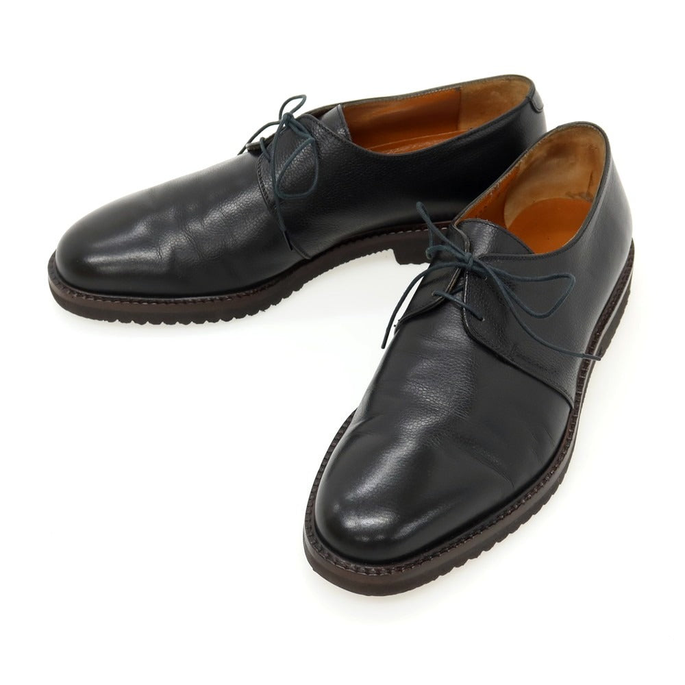 【中古】サルヴァトーレフェラガモ Salvatore Ferragamo 型押しレザー ドレスシューズ ブラック【サイズ8 EE】【 状態ランクA 】【 メンズ 】
