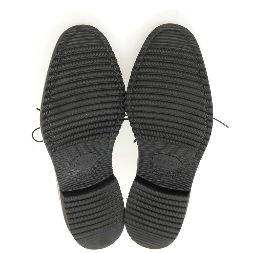 【中古】サルヴァトーレフェラガモ Salvatore Ferragamo 型押しレザー ドレスシューズ ブラック【サイズ8 EE】【 状態ランクA 】【 メンズ 】